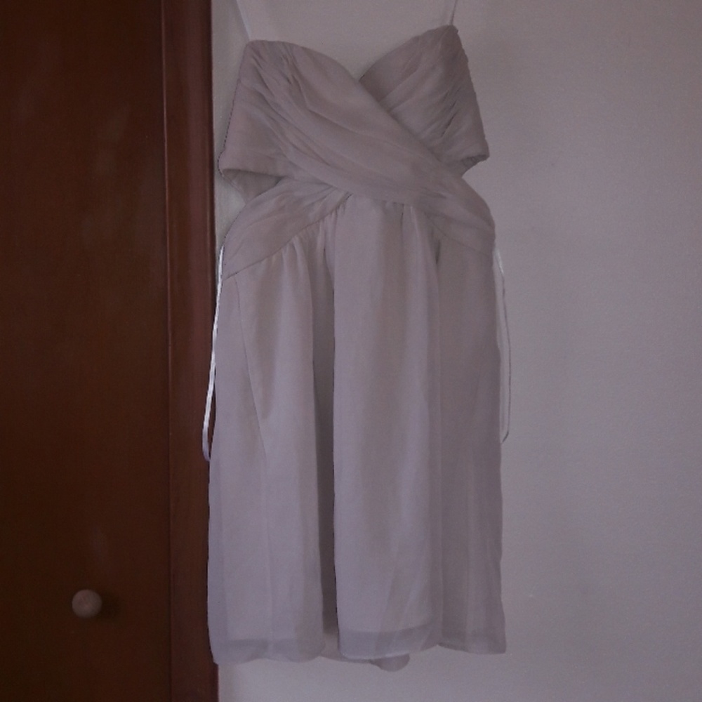 Chalk grey  color dress